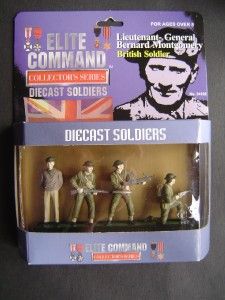 Elite Command Diecast Soldiers Montgomery Collectable