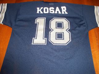 Vtg Bernie Kosar Dallas Cowboys Football Jersey Logo 7
