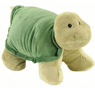 Bestever Hugga Pet Green Turtle Plush Pillow Pet New