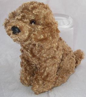 Bestever Plush Dog Brown Puppy Dog Sits 5 5 Curly Hair