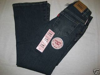 Levis Levis 517 Blue Jeans Denim Girls Size 8 Slim NWT
