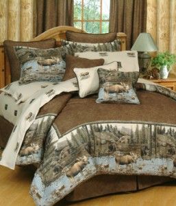 big moose creek 6 piece twin bed in a bag comforter set