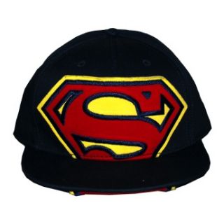 Superman DC Comics Super Hero Big Logo Flat Bill Cap Hat
