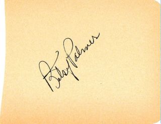 Betsy Palmer Actress Friday The 13th Mrs Voorhees Vintage Autograph 