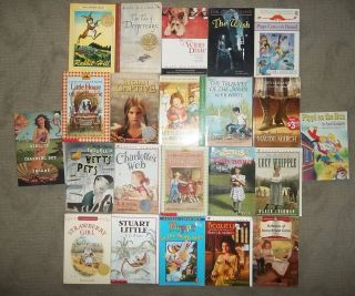 Lot 22 Books Little House on The Prairie in Big Woods Charlottes Web 