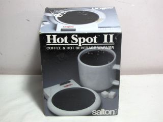 Salton Hot Spot II Beverage Coffee Tea Warmer with Mug NIB MW 4