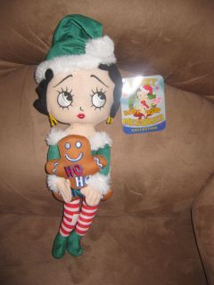 2012 Betty Boop Christmas Naughty or Nice New Licensed Plush with Tags 