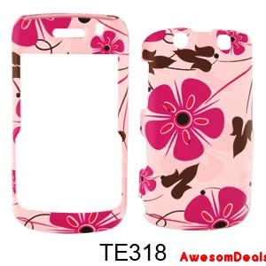 Cell Phone Cover Case for Blackberry Bold 9700 9780 Pink Flowers Ducks 