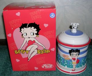 Betty Boop Musical Porcelain Candy Jar San Francisco Music Box Company 