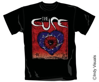 The Cure Wish Heart T Shirt Robert Smith Art T Shirt