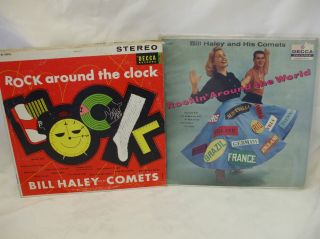 Bill Haley and The Comets Lot 2 LPs Decca Records DL78225 DL8699 as 