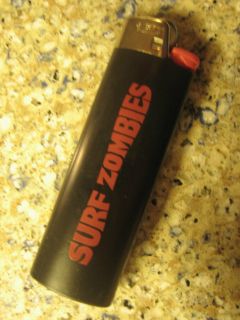 The Surf Zombies Bic Lighter Surf Instrumental Band plus sticker