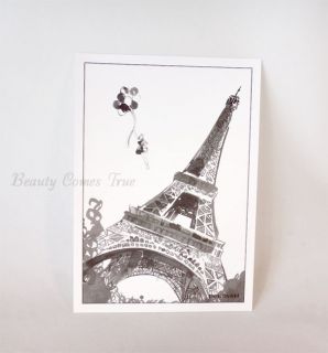 Dior Bil Donovan Illustrations 6 Note Cards / Postcards Set NEW RARE 