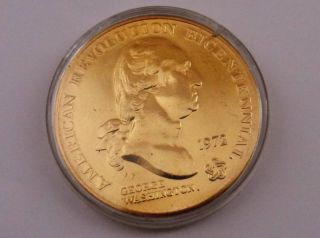 US Mint 1972 National Bicentennial Bronze Medal George Washington UNC 