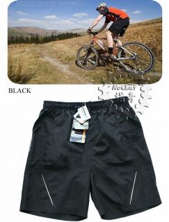MTB Cycling Shorts Pants Underwear Detachable 2 Layers 3D Padded Bike 