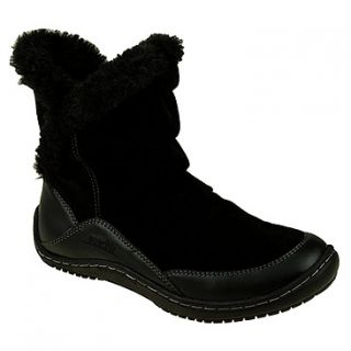 Womens Kalso Earth Shoes Invent Winter Boots Black Suede