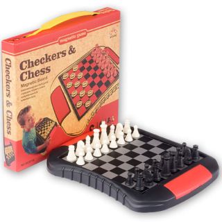   Chess and Checkers Multiple Game Combination Travel Set Small