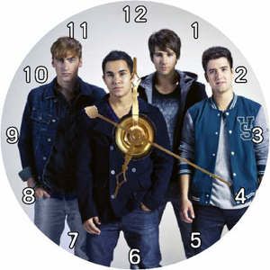 Brand New Big Time Rush Band BTR CD Clock
