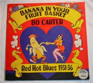 Bo Carter Banana in Your Fruit Basket Yazoo LP Robert Crumb Artwork 