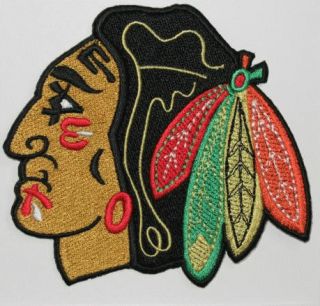 chicago blackhawks shoulder jersey patch nhl hockey