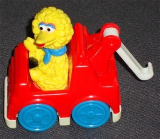 Tyco 1993 Vintage Sesame Street Big Bird Tow Truck Wheeled Toy