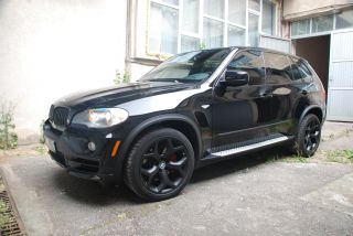 20 Matte Black Staggered Wheels Fit BMW x5 E70 Second Generation 2006 