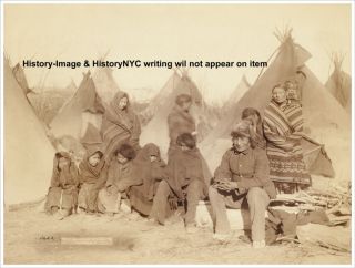 1891 Big Foot LAKOTA Sioux Pine Ridge Indian Photo