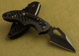 Black Widow Tactical Pocket Folding Knife w Box Camping Hunting Best 