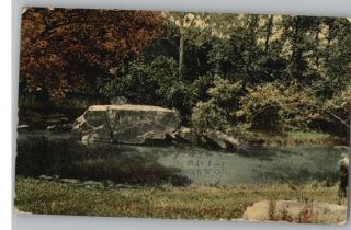 Old Postcard Cherokee Park Big Rock Louisville Kentucky