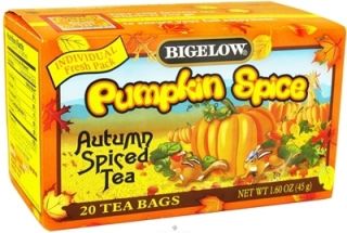 Bigelow Pumpkin Spice Autumn Spiced Tea 20ct Box