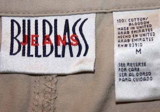 Bill Blass Jeans Medium Womens Halter Khaki Dress SA38