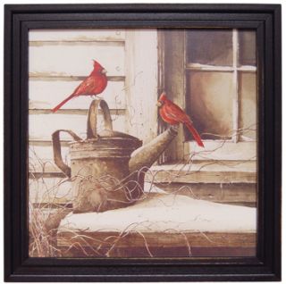Primitive Waiting for Spring Framed Print Wood Country
