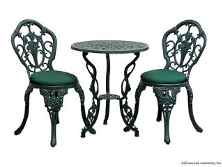 Innova Rosette Outdoor Patio Bistro Table Chair Set C989 51