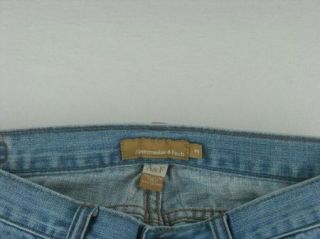 Abercrombie Fitch A F Flare Leg Distresesd Denim Jeans Womens Pant Sz 
