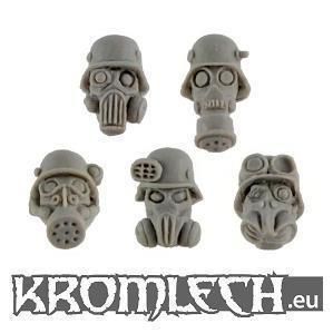 Kromlech Conversion Bits Iron Reich Troopers in Gasmasks 10