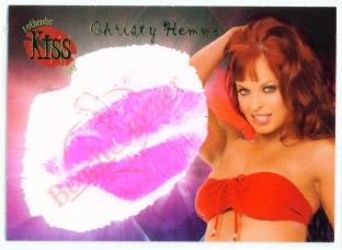 Christy Hemme SP Kiss Card Benchwarmer 06 Series 2