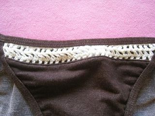 Billabong Crochet Knit Swimwear Bikini Swimsuit Size S
