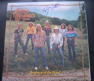 Allman Brothers Signed Brothers of The Road LP Record Album Gregg Bros 