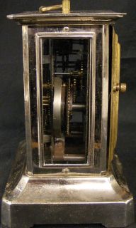 Antique K C Co German Musical Carriage Alarm Clock