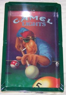  CAMEL Lights Pool Table Ashtray RARE NEW Cigarette Tobacco Pool Player