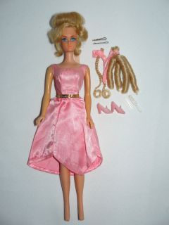 Vintage Barbie with Growin Pretty Hair 1971 Original Dress 
