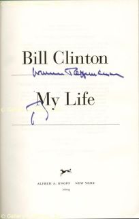 William J Bill Clinton Book Signed Circa 2004