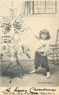 Christmas Morning Child Tiny Tree Tuck Early K17543