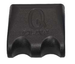 Double Q claw pool cue holder  rests on the table, is heavy enough to 