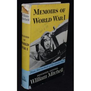 1960 1st Edition USAF Father Billy Mitchell Memoirs of WWI World War I 