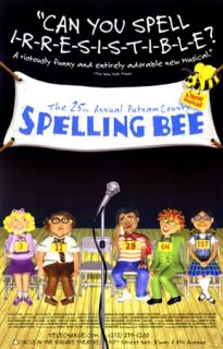   Cast Poster Spelling Bee Jesse Tyler Ferguson William Finn