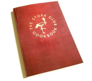 RARE Stork Club Book Signed by Sherman Billingsley