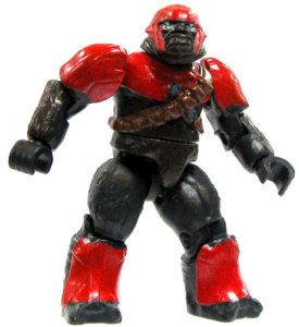 Halo Wars Mega Blocks Mini Figure Covenant Red Brute