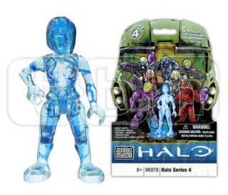Cortana Figure Halo Wars Ultra RARE Mini Mega Bloks Blocks Series 4 