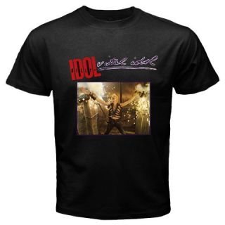 Billy Idol Vital Idol Black T Shirt Sz s 2XL